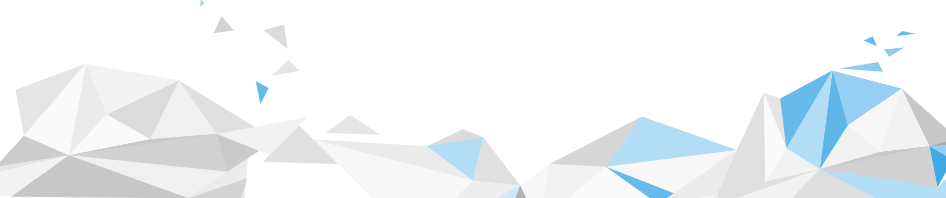 a blue triangle on a black background
