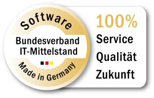 Auszeichnung "Software Made in Germany".