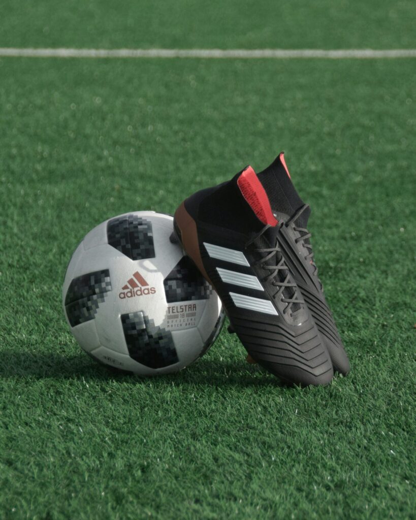 Football and football boots as a symbolic image for Ambush Marketing blog articles