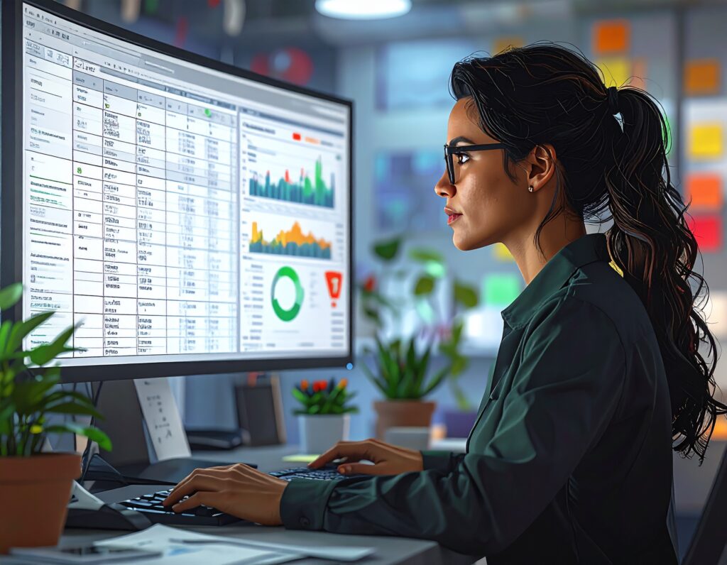 Dashboard mit PIM-Datenvalidierung