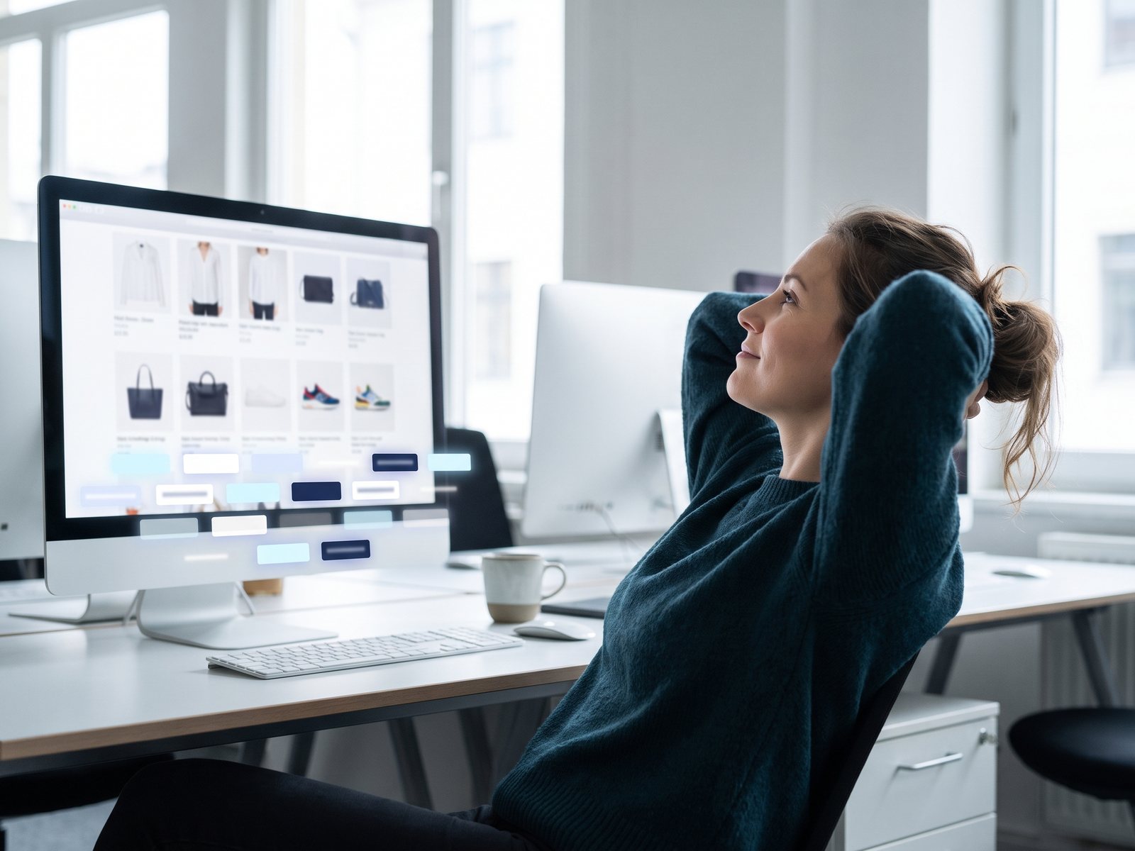 Produktbilder werden am Bildschirm automatisch verschlagwortet