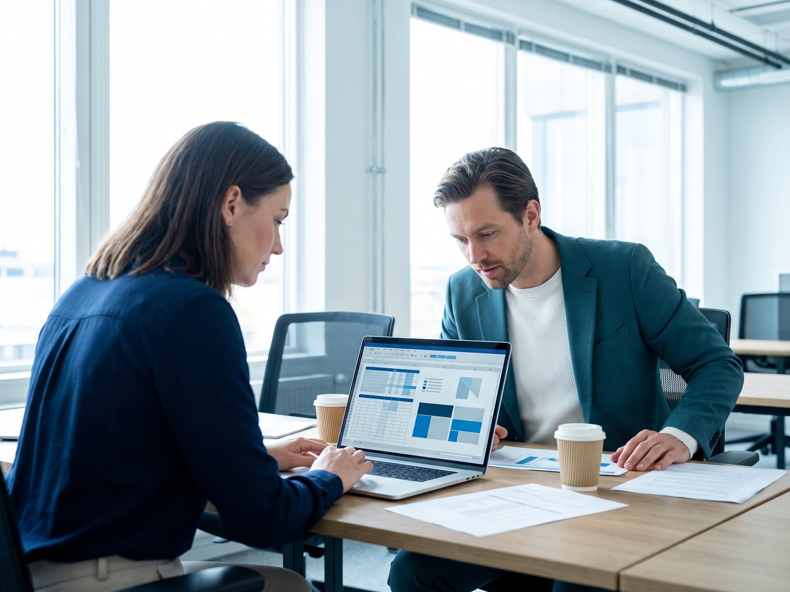 IT and product management reviewing ERP master data