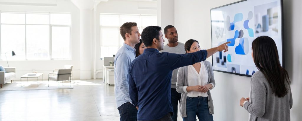 Produktteam stellt eine neue Softwareversion vor