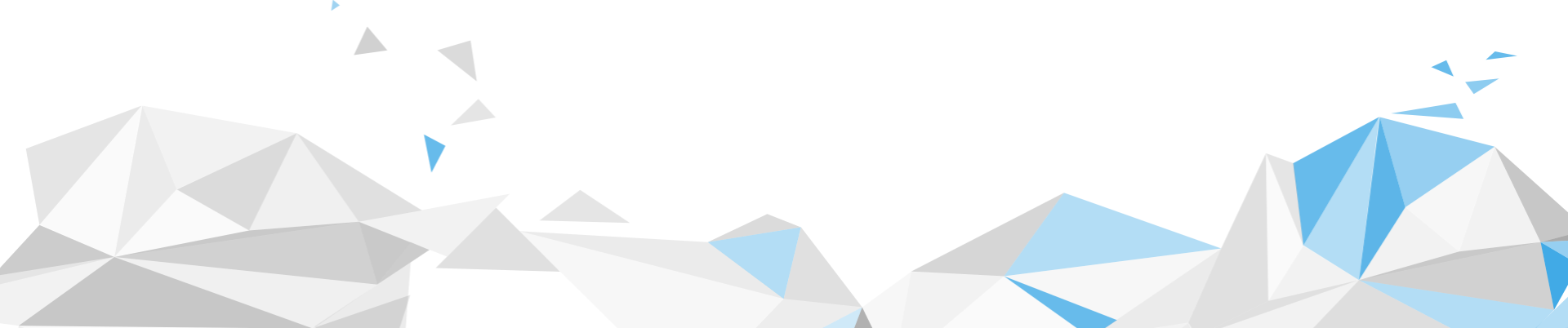 ein blaues Dreieck auf schwarzem Hintergrund