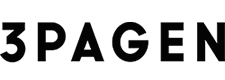 Logo von 3Pagen in schwarz