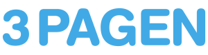 Logo von 3Pagen in blau