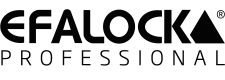 Logo von Efalock in schwarz