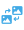 blaues Icon für AI Image