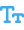 blaues Icon für AI Text