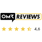 Logo von OMR Reviews mit 4 Sternen