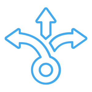 blaues Icon für OMN Channel Management