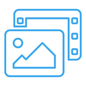 blaues Icon für OMN DAM