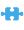 blaues Icon für Plug-Ins