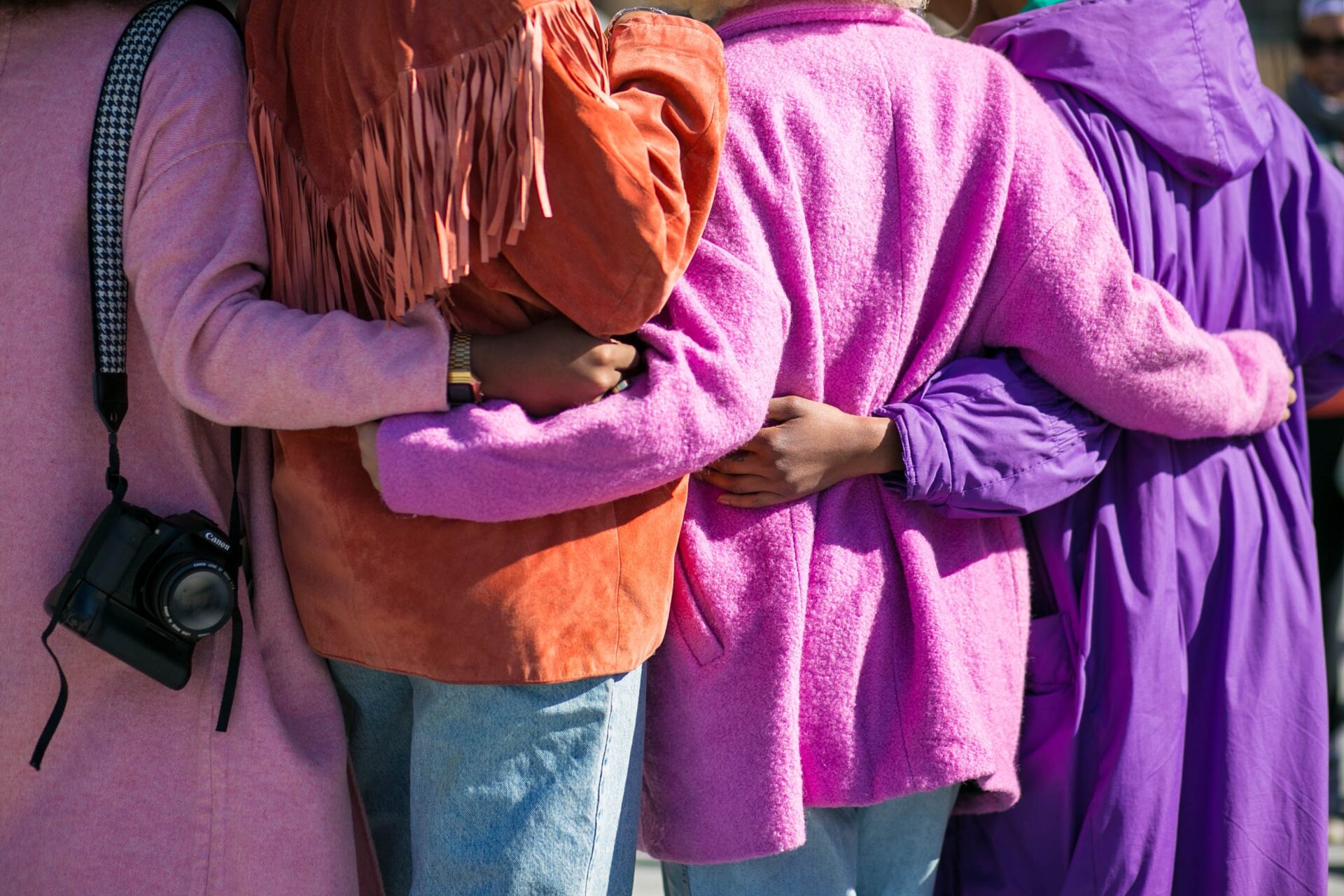 Backs of four women for the data onboarding section