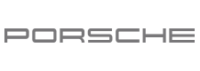Logo von Porsche in grau