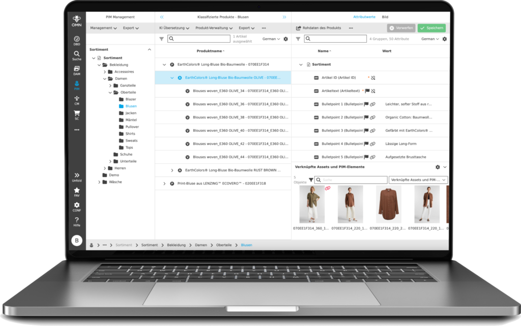 Screenshot von OMN Accelerator