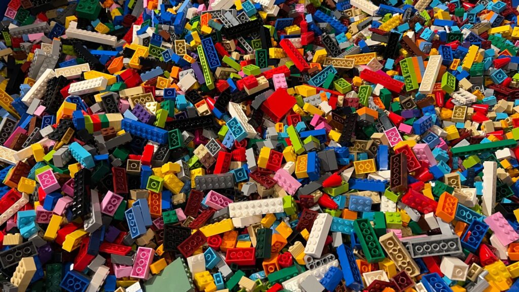 bunte Legosteine