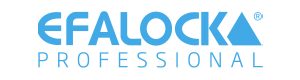 Logo von Efalock in blau