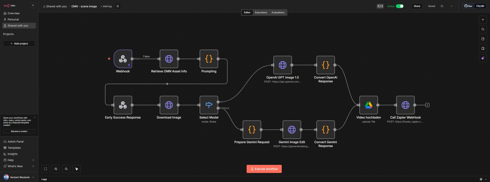 n8n Workflow Automation with OMN
