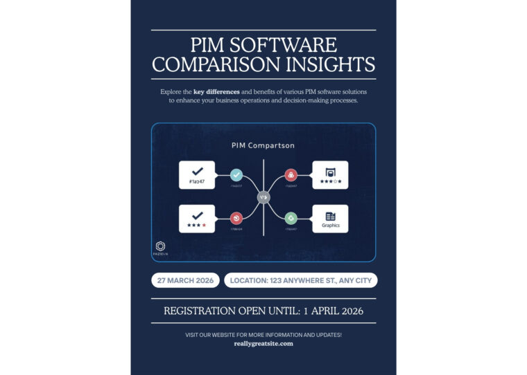 PIM software comparison - visualising software evaluation and selection criteria