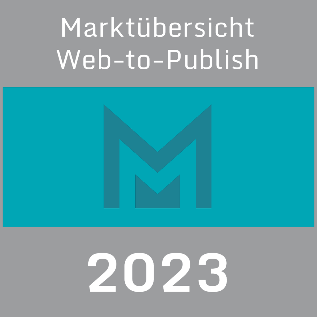 Siegel Marktübersicht Web-to-Publish von 2023