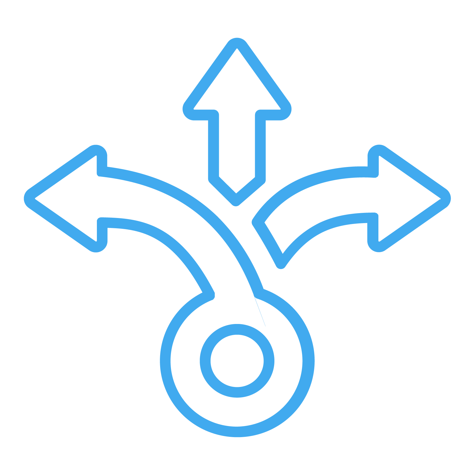 blaues Icon für OMN Channel Management