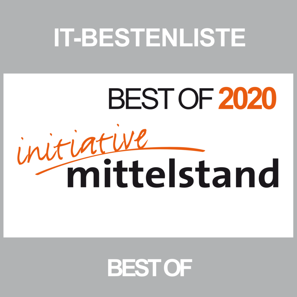 Siegel Best of 2020 von initiative mittelstand